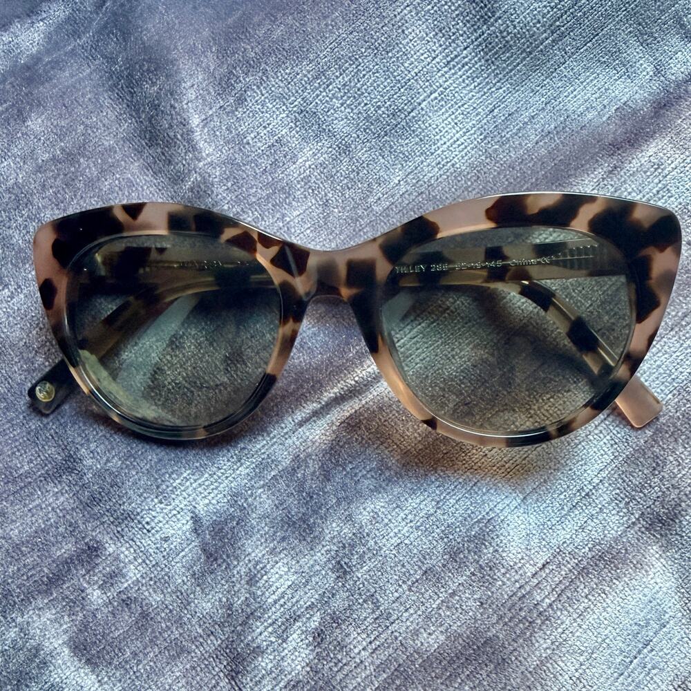 Warby Parker Tilley Sunglasses in Pink Tortoise With Box